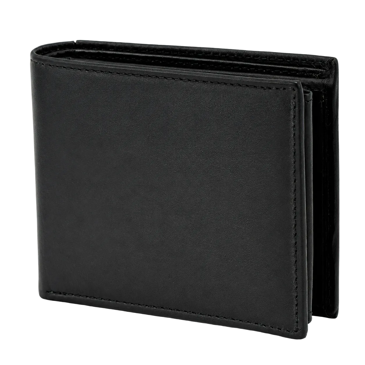 Echtleder Portemonnaie Schwarz
