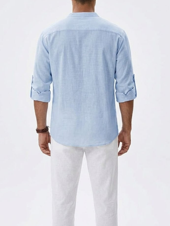 Herren Leinenhemd Premium