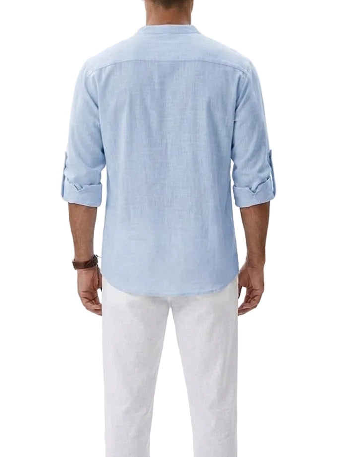 Herren Leinenhemd Premium