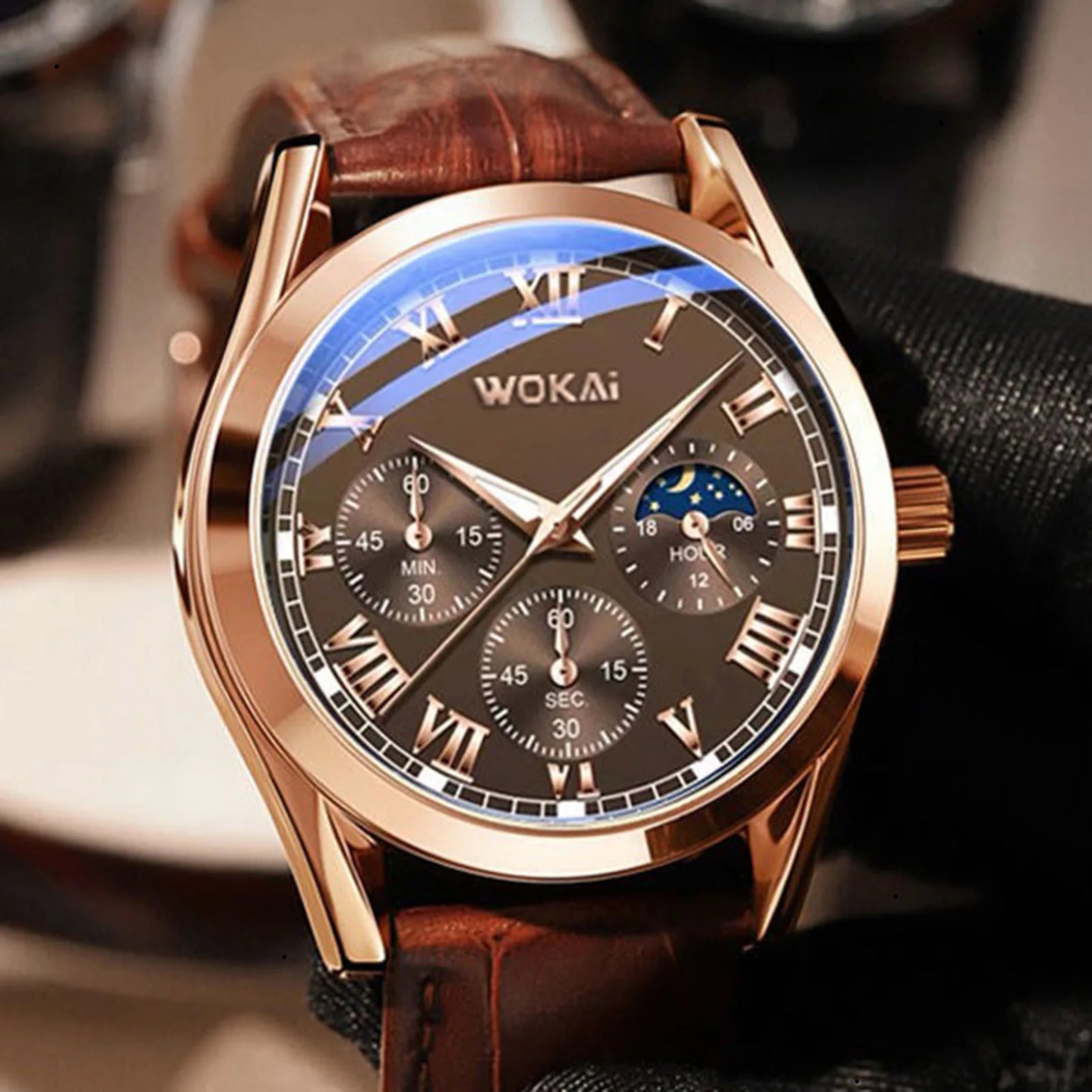 Herrenuhr Oskar – Roségold