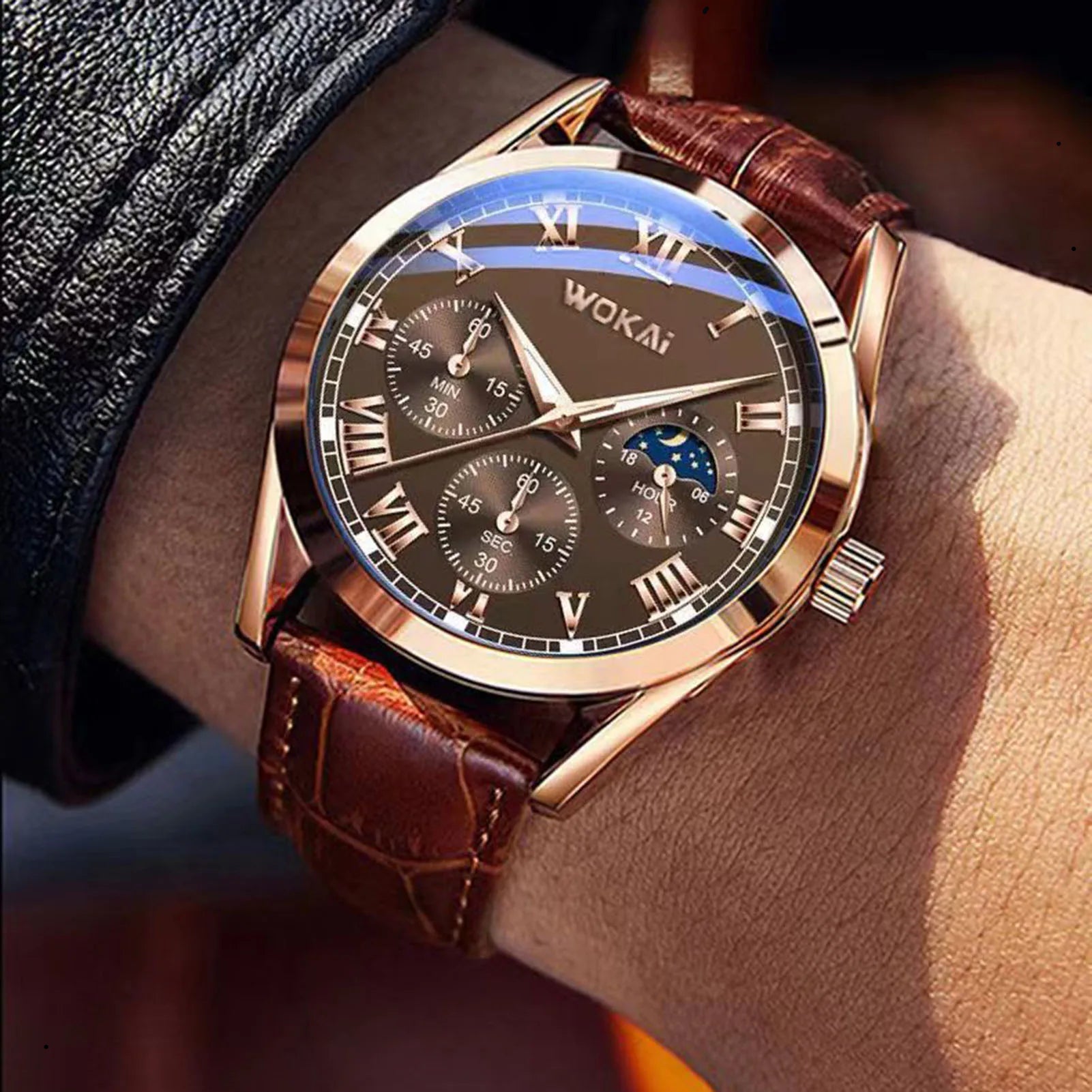 Herrenuhr Oskar – Roségold