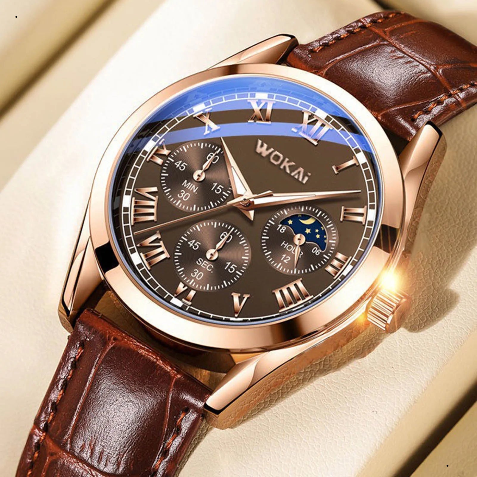Herrenuhr Oskar – Roségold