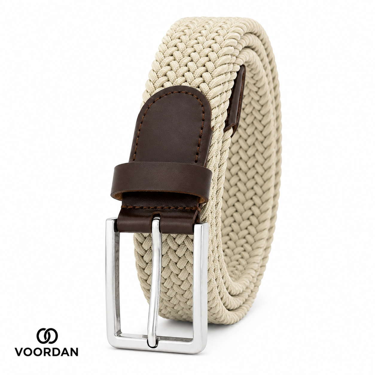 Flechtgürtel Beige