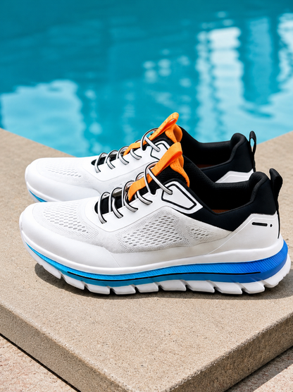 Herren Sneaker Sport Weiß