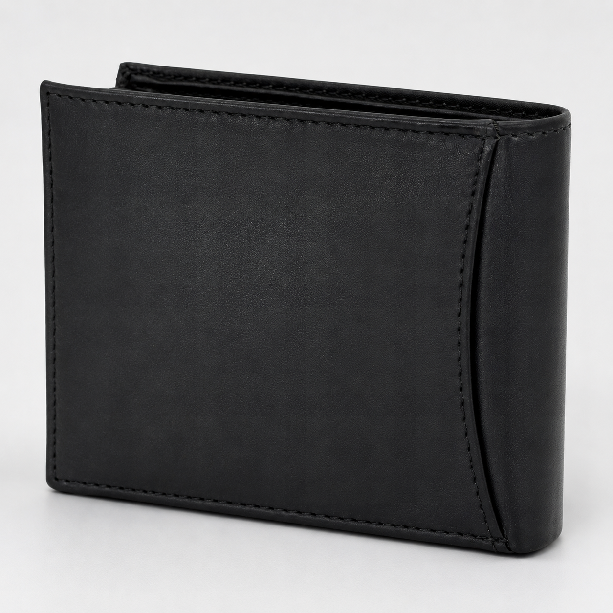 Echtleder Portemonnaie Schwarz